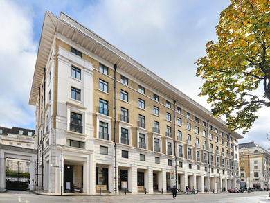 County Hall with new cold applied liquid membrane perimeter gutter replacing old single ply membrane & rotten timber