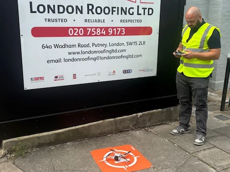 Replacement lead flat roof